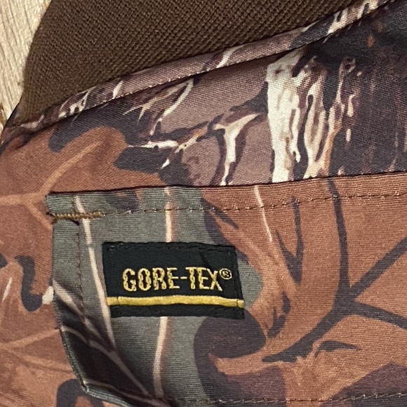 Woolrich GORTEX Camouflage Hunting Insulated Bib Overalls Men’s Sz XL. - Picture 3 of 6